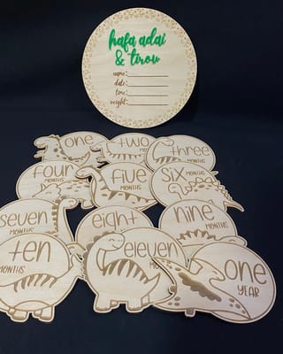 Baby milestone set