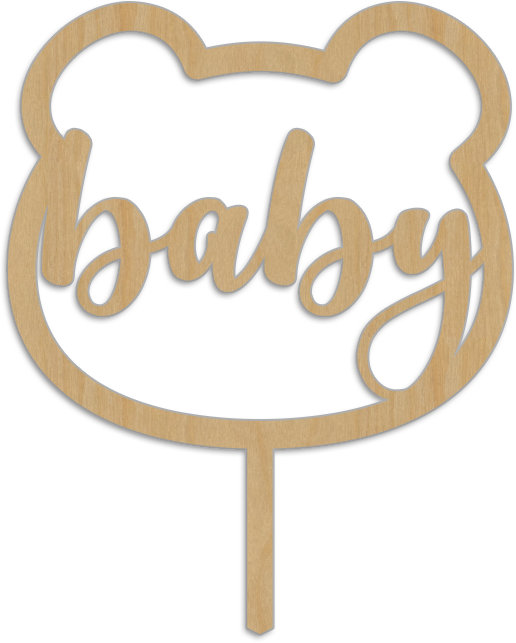 Baby Bear Cake Topper 7