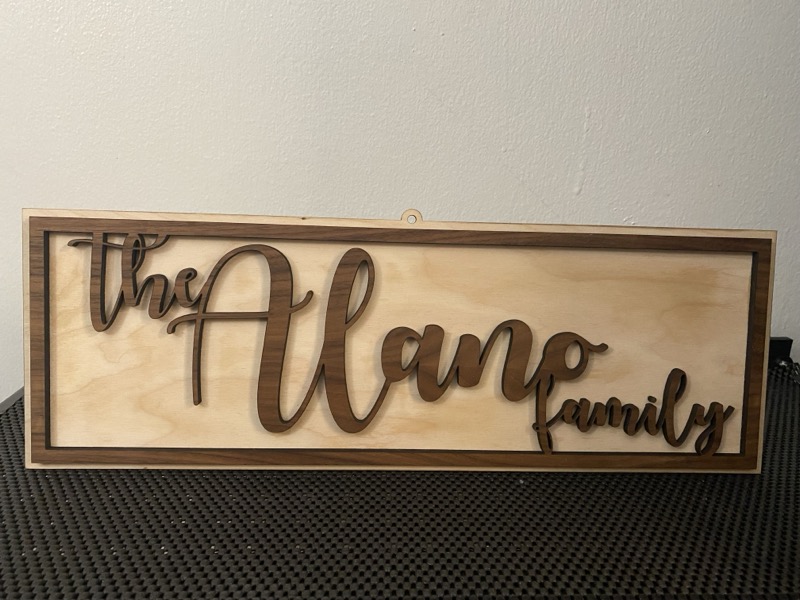 Family Name Sign